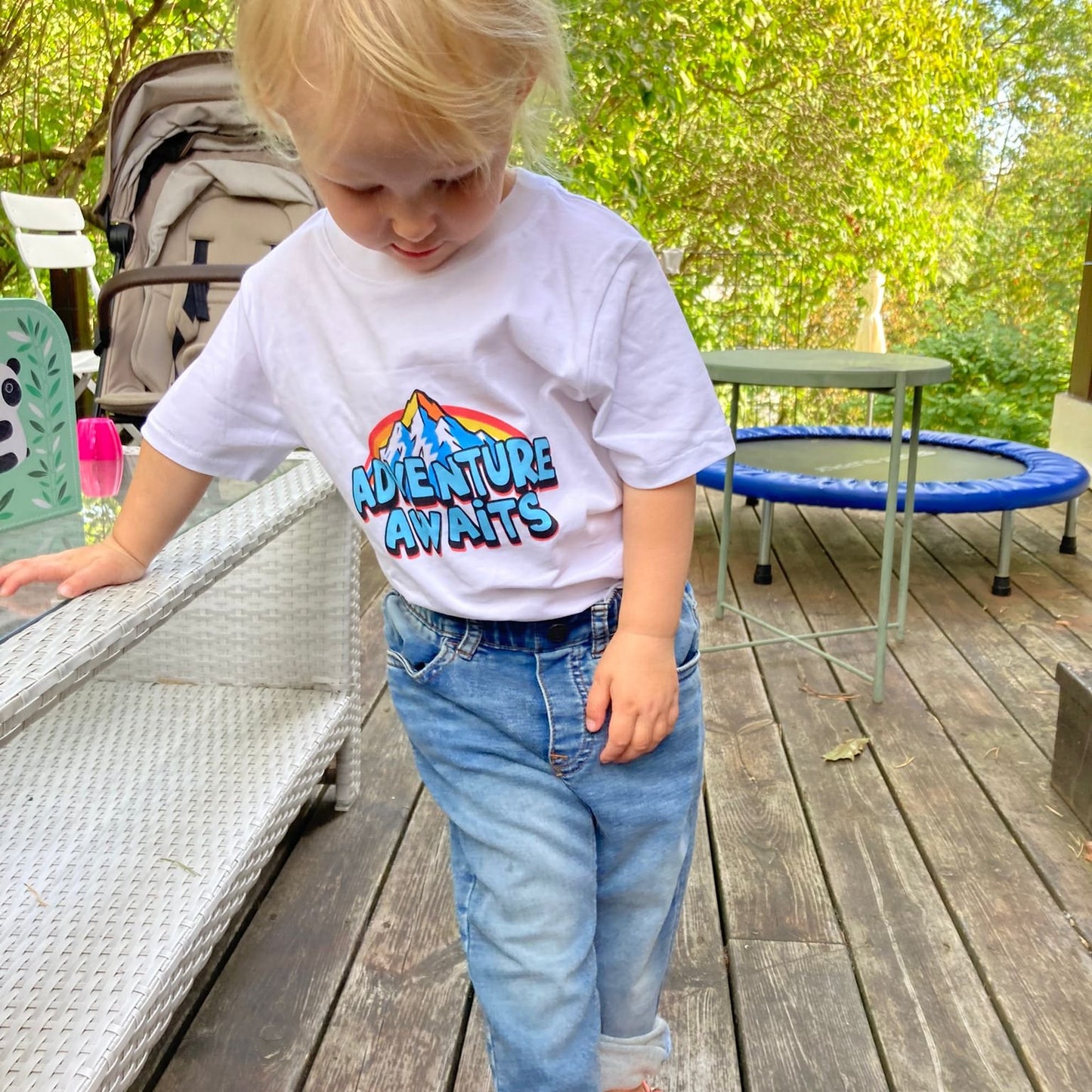 Matchande T-shirts för mamma och barn, tillgängliga i vuxen-, barn- och bebisstorlekar